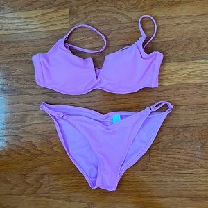 Pink/Purple NoBo swimsuit set 👙